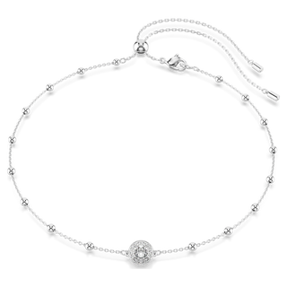 Pendente Una Angelic, Taglio Round, Motivi a doppia faccia, Bianco, Placcato rodio