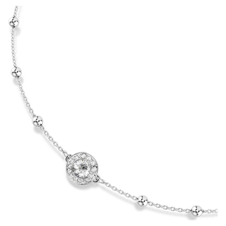 Pendente Una Angelic, Taglio Round, Motivi a doppia faccia, Bianco, Placcato rodio