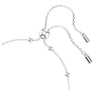 Braccialetto Una Angelic, Taglio Round, Bianco, Placcato rodio