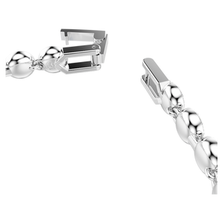 Braccialetto Una Angelic, Taglio Round, Blu, Placcato rodio