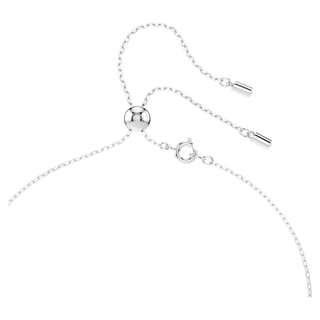 Collana a Y Stilla Attract, Taglio Round, Blu, Placcato rodio