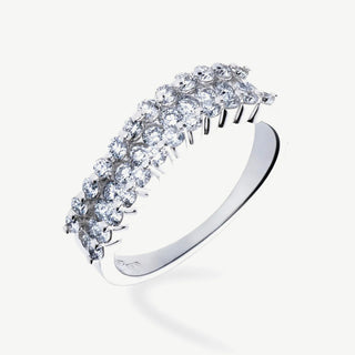 Anello Fabiani Pavé in Oro e Diamanti