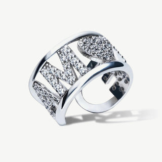 Anello Fabiani a Fascia Amore in Argento