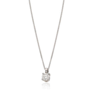 Collana Fabiani punto luce con diamante - Fabiani Gioiellerie