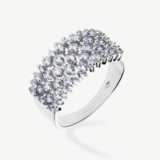 Anello Fabiani Pavé in Oro e Diamanti