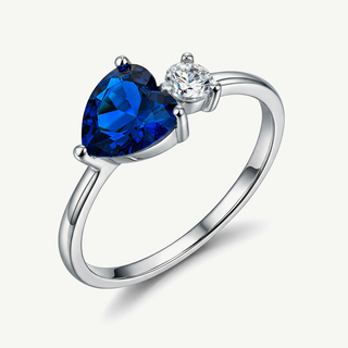 Anello Fabiani con Cuore in Argento