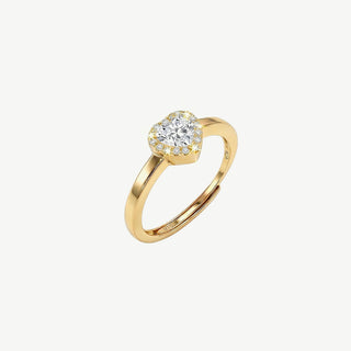 Anello Fabiani con Cuore in Argento