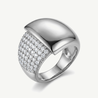Anello Fabiani a Fascia in Argento