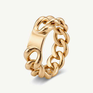 Anello Maglia Groumette a Fascia Morbida