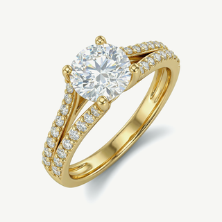 Anello Fabiani Solitario in Oro 9Kt