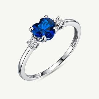 Anello Gemmarara Trilogy Cuore in oro 9kt