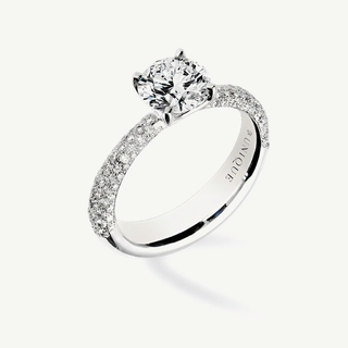 Anello Fabiani Unique solitario in oro bianco 18kt con diamanti 2,10 ct