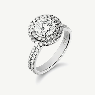 Anello Fabiani Unique solitario in oro bianco 18kt con diamanti 1,72 ct