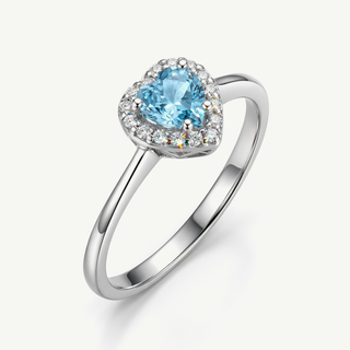 Anello Fabiani Margherita a Cuore in Oro e Diamanti