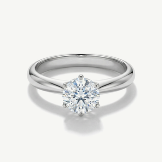 Anello Jadema solitario con diamante Lab Grown 1,00 ct in oro bianco 18kt