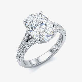 Anello Solitario Ovale Jadema x Franco Fabiani