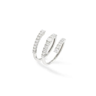 Anello Fabiani fantasia in oro bianco e diamanti 1,19Ct. - Fabiani Gioiellerie