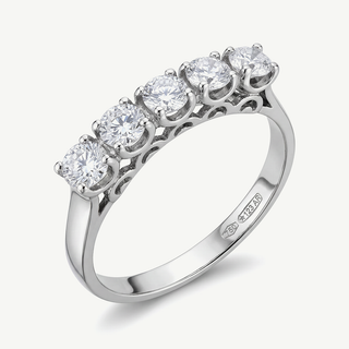 Anello Riviera Fabiani Oro Bianco 18Kt