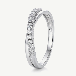 Anello Gemmarara Riviera - 0,05Ct
