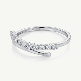 Anello Gemmarara Riviera - 0,05Ct
