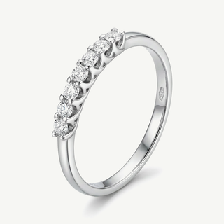 Anello Fabiani Gioiellerie riviera scalare in oro bianco 18kt