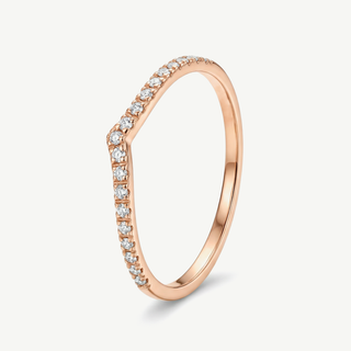 Anello Fabiani in Oro Rosa con Diamanti