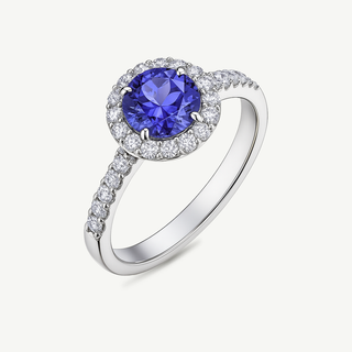 Anello Fabiani con diamanti e Tanzanite