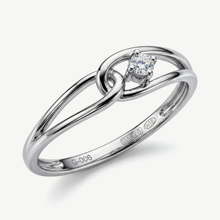 Anello Gemmarara Solitario - 0,03Ct