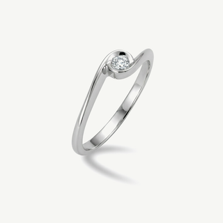 Anello Fabiani solitario con diamante 0,07 ct