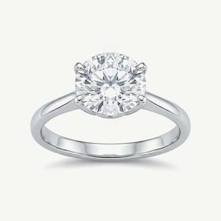 Anello Solitario Fabiani Oro Bianco 18Kt
