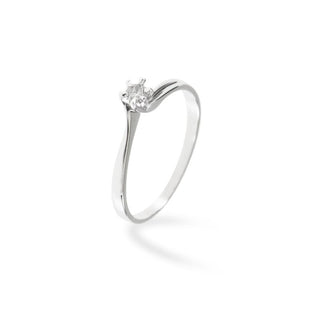 Anello Fabiani solitario con diamante da 0,10 Ct - Fabiani Gioiellerie