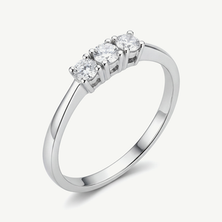 Anello Trilogy Fabiani Oro Bianco 18Kt