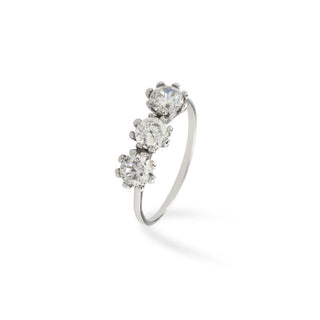 Anello Fabiani trilogy con zirconi taglio brillante - Fabiani Gioiellerie