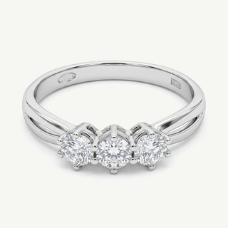 Anello Trilogy Fabiani Oro Bianco 18Kt