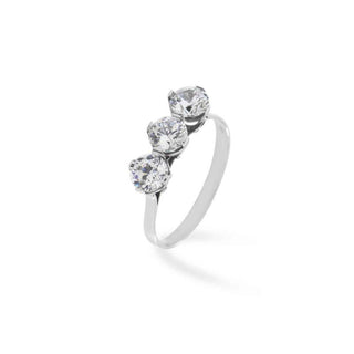 Anello Fabiani trilogy con zirconi taglio brillante - Fabiani Gioiellerie