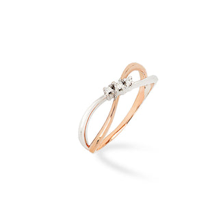Anello Fabiani trilogy con diamanti taglio brillante - Fabiani Gioiellerie