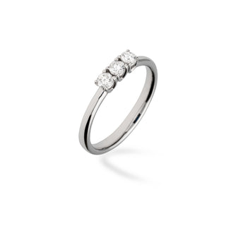 Anello Fabiani trilogy con diamanti 0,30Ct - Fabiani Gioiellerie