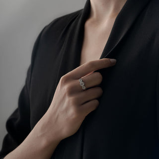 Anello Fabiani trilogy con diamanti taglio brillante 0,80ct - Fabiani Gioiellerie