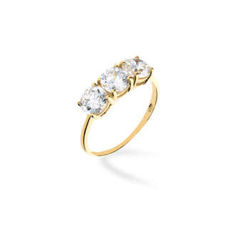 Anello Fabiani Trilogy in Oro Giallo 9kt