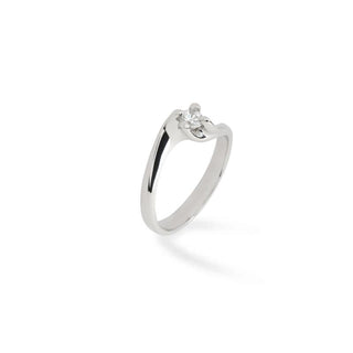 Anello Fabiani solitario con diamante da 0,15Ct - Fabiani Gioiellerie