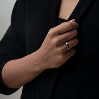 Anello Fabiani Solitario Con Diamante Taglio Brillante 0,30Ct - Fabiani Gioiellerie