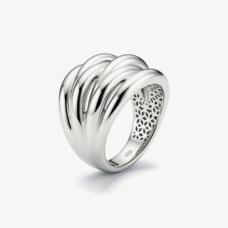 Anello Fabiani a Fascia in Argento