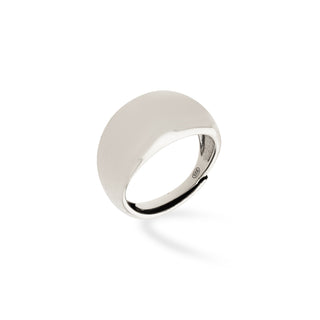 Anello Fabiani a fascia bombata in argento 925