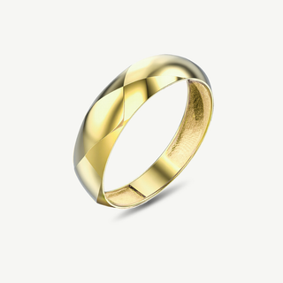 Anello Fabiani a fascia in oro giallo 9Kt