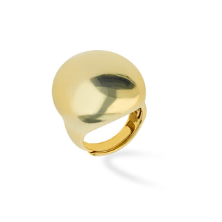 Anello a fascia in argento 925 dorato