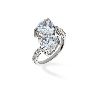 Anello Fabiani contrari? in argento con zirconi