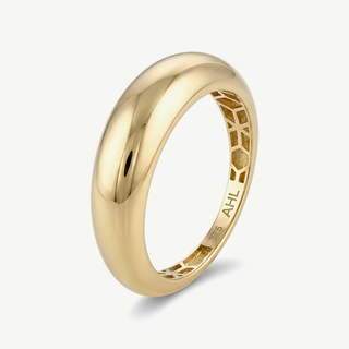 Anello Fabiani Gioiellerie a fascia bombata in oro giallo 9kt