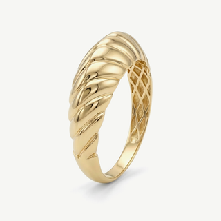 Anello Fabiani Gioiellerie a fascia intrecciata in oro giallo 9kt