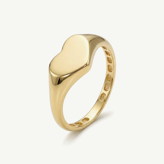 Anello Fabiani Gioiellerie a cuore pieno in oro giallo 9kt