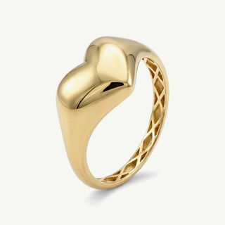 Anello Fabiani Gioiellerie a cuore bombato in oro giallo 9kt